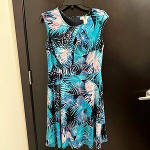 Wisp Petites Tropical Print Women's Dress- EUC